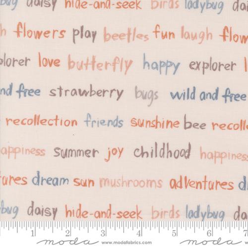 Chirp - Quilting Cotton Fabric - Recollections - Cloud Multi