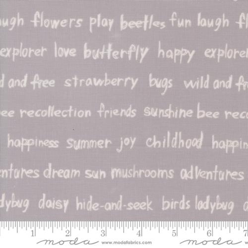 Chirp - Quilting Cotton Fabric - Recollections - Dove Grey