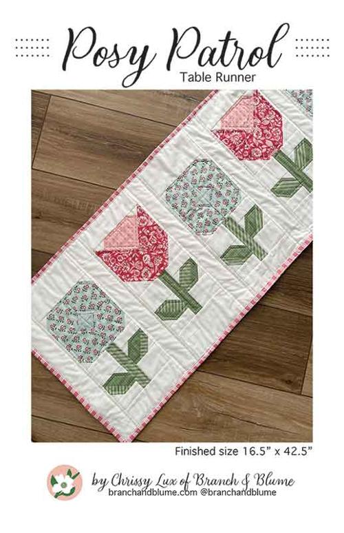 Table Runner Pattern - Posy Patrol