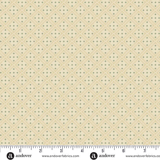 Laundry Line - Quilting Cotton Fabric - Silo - Cream