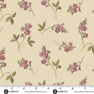 Farmers Daughter – Quilting Cotton Fabric – Cornflower – Midnight