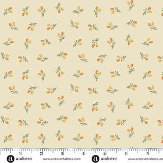 Laundry Line - Quilting Cotton Fabric - Peachy - Cream
