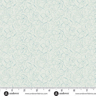 Special Delivery - Quilting Cotton Fabric - Garden Path - Water