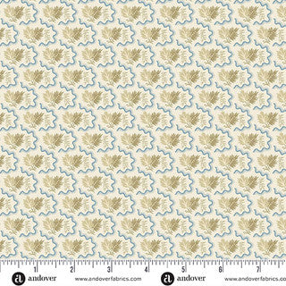 Special Delivery - Quilting Cotton Fabric - Leaves Shore