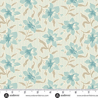 Sewing Bird – Quilting Cotton – Lilly – Water
