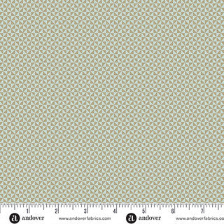 Sewing Bird – Quilting Cotton – Half Square Triangle – Pacific