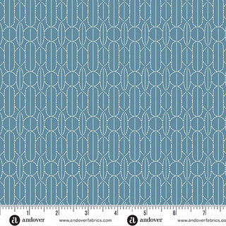 Sewing Bird – Quilting Cotton – Pin Tuck Deep – Indigo