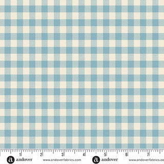 Special Delivery - Quilting Cotton Fabric - Gingham - Chambray
