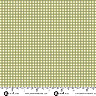 Petite Fleur - Quilting Cotton - Gingham - Green