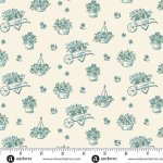 Heartland – Quilting Cotton – Dianne's Flowers – Blue
