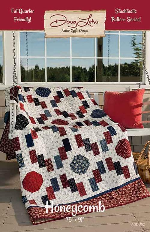 Quilt Pattern - Honeycomb - Fat Quarter Pattern