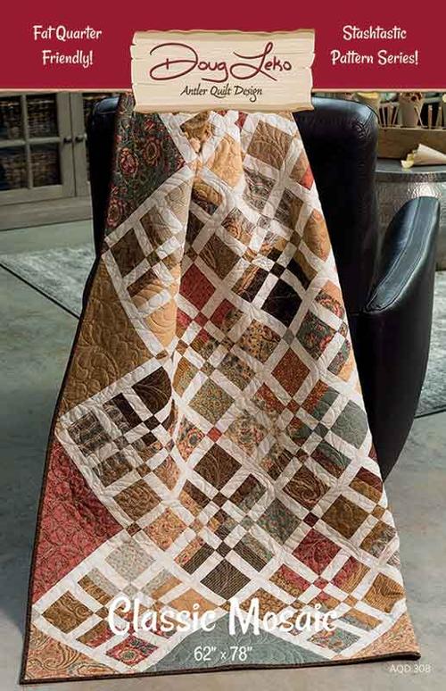 Quilt Pattern - Classic Mosaic - Fat Quarter Quilt Pattern