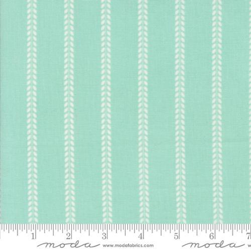 Summertime - Quilting Cotton Fabric - Beach Towel Stripes - Aqua