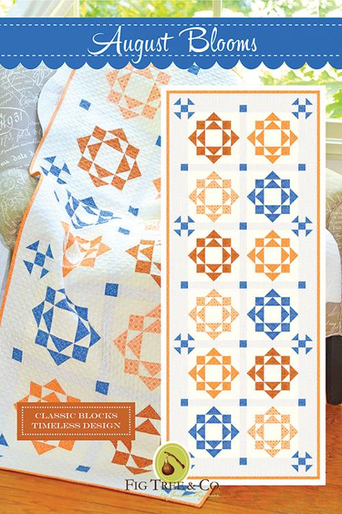 Table Runner Pattern - August Blooms