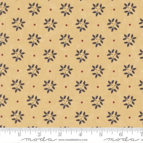 Wheatland - Quilting Cotton Fabric - Leaf Trio Blenders - Wheat