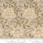 Morris Manor - Quilting Cotton Fabric - Hammersmith Floral - Porcelain