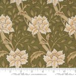 Morris Manor - Quilting Cotton Fabric - Hammersmith Floral - Sage