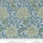 Morris Manor - Quilting Cotton Fabric - Hammersmith Floral - Sky
