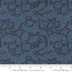 Morris Manor - Quilting Cotton Fabric - Bachelors Button - Twilight