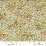 Morris Manor - Quilting Cotton Fabric - Larkspur Florals - Porcelain
