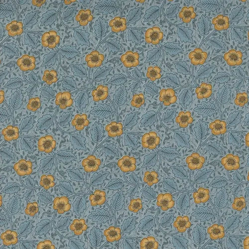 Morris Manor - Quilting Cotton Fabric - Antipodes Floral - Sky