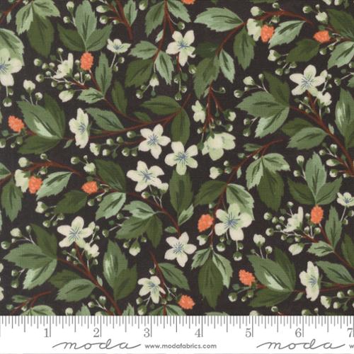 Brookside - Quilting Cotton Fabric - Bramble Florals - Midnight