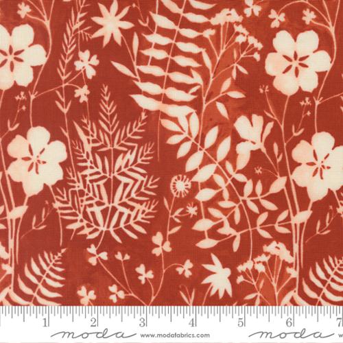 Brookside - Quilting Cotton Fabric - Sun River Toile - Terra Cotta