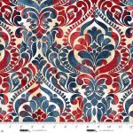 You Damask! - Wide Back Quilting Cotton Fabric - Patriotic - 118"