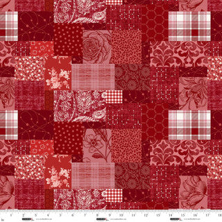 Pieces of America - Quilting Cotton - Patchwork - Ruby