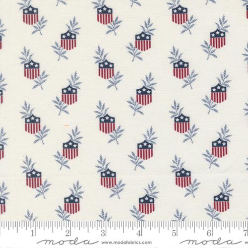 American Gatherings III - Quilting Cotton Fabric - Star Shield - Cloud