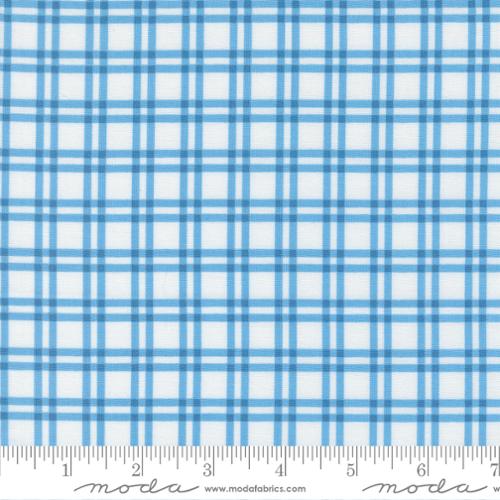 Blueprint - Quilting Cotton Fabric - Plaid Checks and Plaids - White Harbor