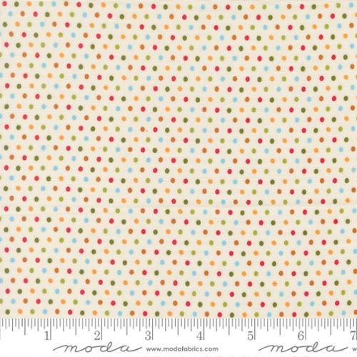 Animal Park Fun - Quilting Cotton - Dot - Dove