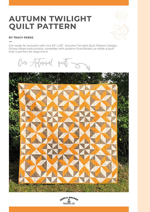 Quilt Pattern - Autumn Twilight