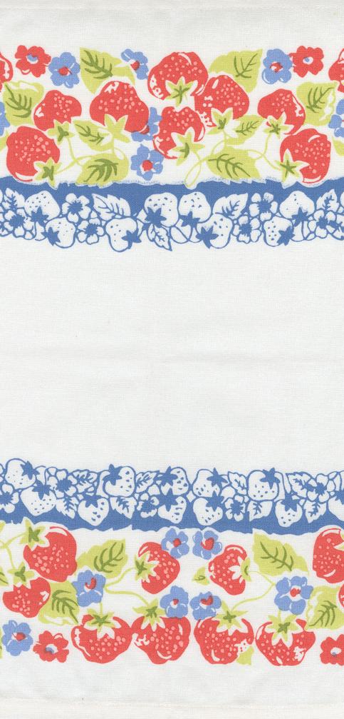 Rosie - 16 Inch Cotton Toweling - Strawberries