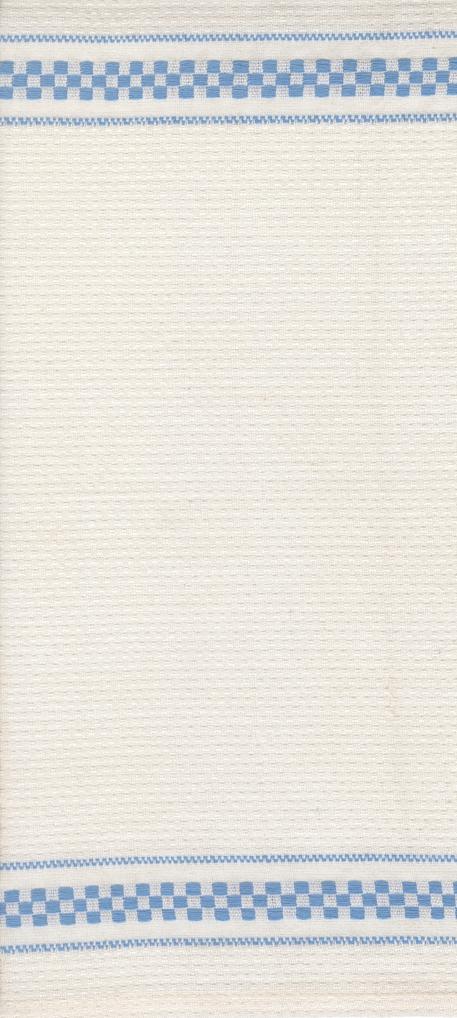 Rosie - 16 Inch Cotton Toweling - Waffle Check Cream Sky