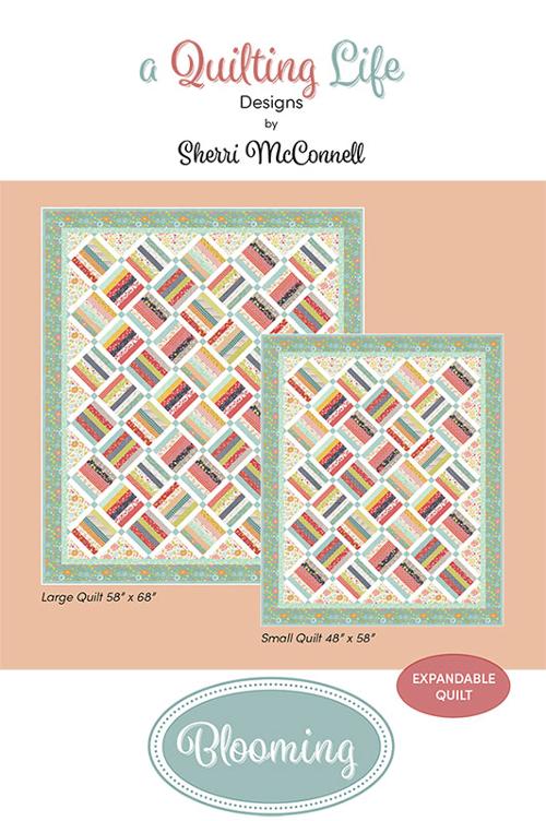 Quilt Pattern - Blooming - Honey Bun Pattern
