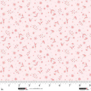 Layla - Quilting Cotton Fabric - Mini Wild Flowers - Soft Pink