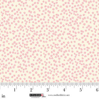 Layla - Quilting Cotton Fabric - Ditsie - Warm White