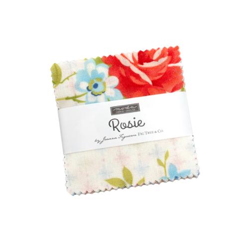 Rosie - Cotton Fabric - Rosie Precuts - Mini Charm