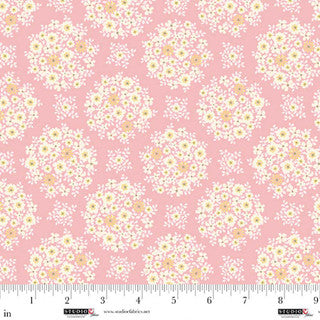 Layla - Quilting Cotton Fabric - Floral Bouquet - Blush