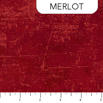 Canvas - Quilting Cotton Fabric - Merlot