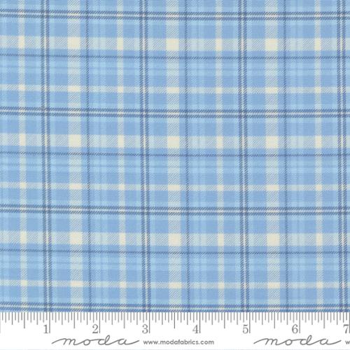 Cannon Beach - Quilting Cotton -Sky  - Plaid Checks and Plaids