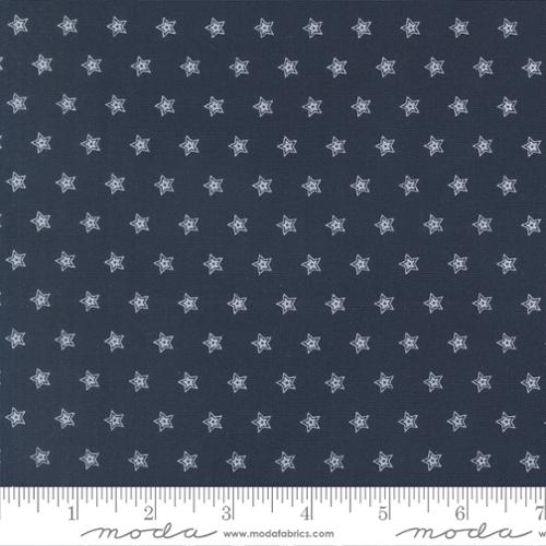 American Gatherings III - Wide Back Quilting Fabric - Stars - Navy - 108"