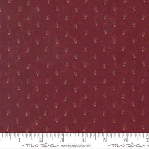 Quail Run - Quilting Cotton Fabric - Triangle Dot Blenders - Brick