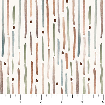 Cotton-Tale – Quilting Cotton Fabric – Stripe – Cream