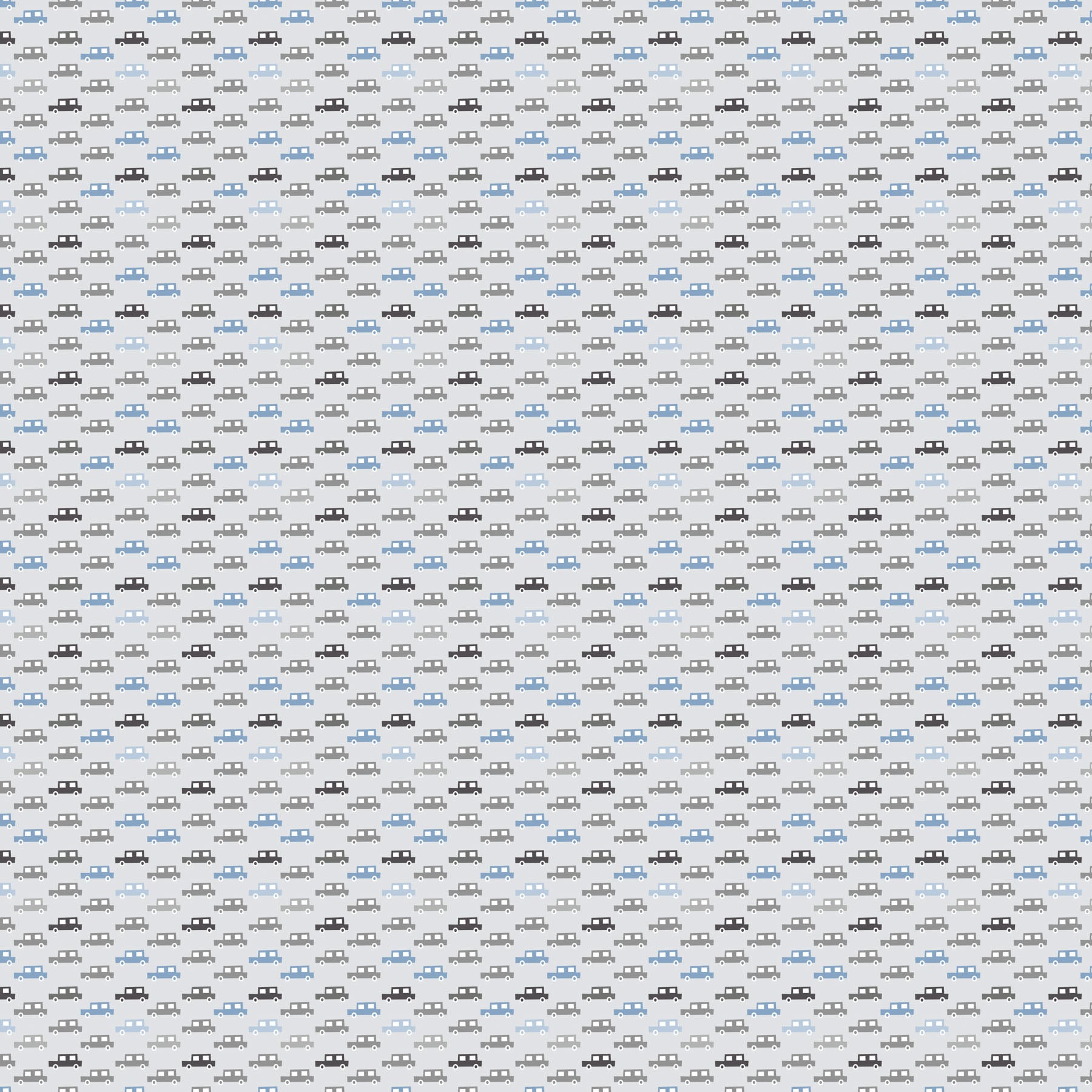 Fossil Folks – Quilting Cotton Fabric – Cars – Gray