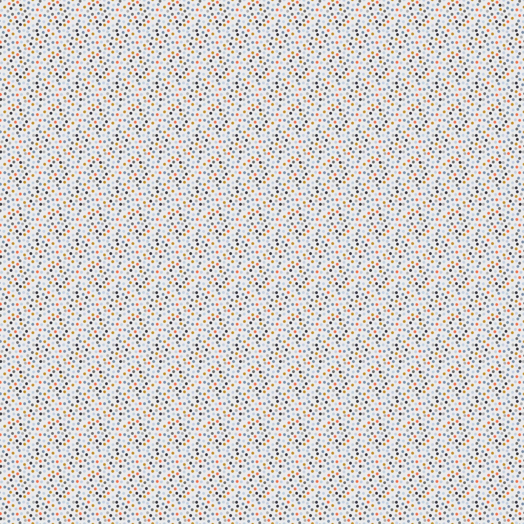 Fossil Folks – Quilting Cotton Fabric – Dots – Gray