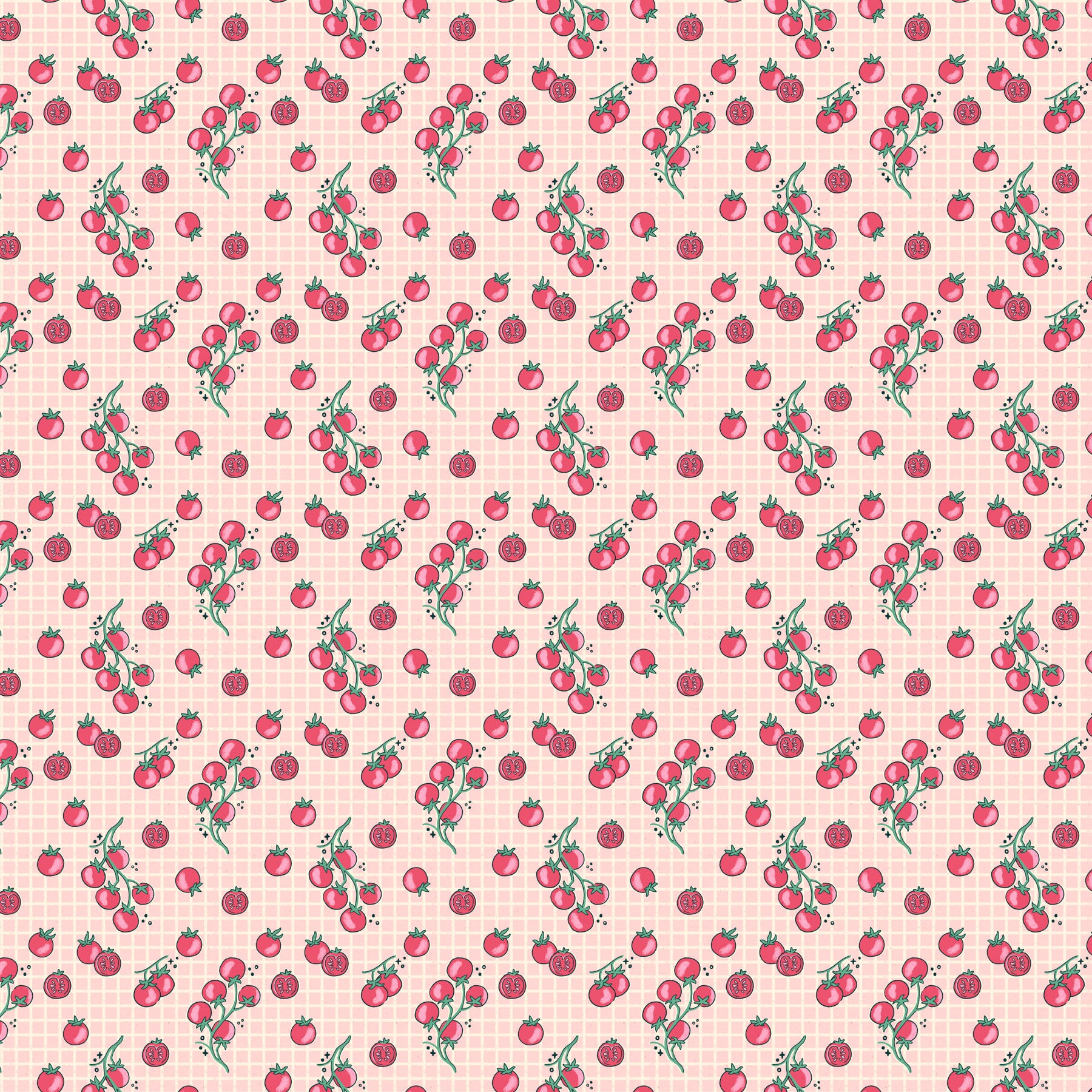 Oven Fresh – Quilting Cotton Fabric – Tomato – Pink