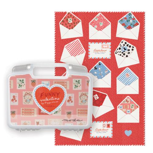 Quilt Kit - Funny Valentine Collectors Bin - Advent Calendar