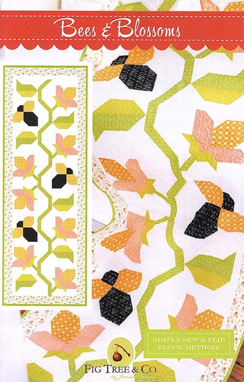 Quilt Pattern - Bees & Blossoms - Patchwork Pattern